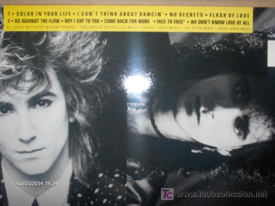 Discos de vinilo: MISSING PERSONS----- COLOR IN YOUR LIFE - Foto 2