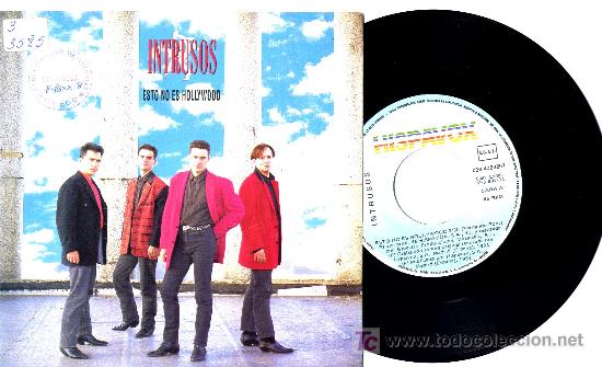 Discos de vinilo: INTRUSOS SINGLE - Foto 1
