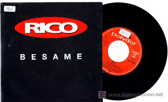 Discos de vinilo: RICO DE NACHA POP PROMO  SINGLE - Foto 1