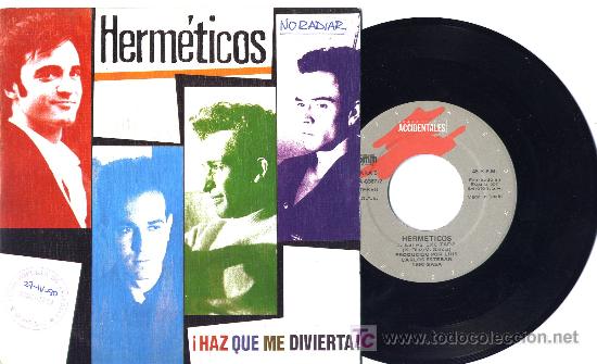 Discos de vinilo: HERMETICOS  SINGLE - Foto 1