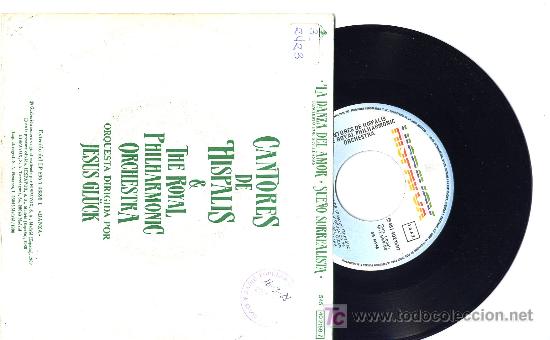 Discos de vinilo: CANTORES DE HISPALIS ROYAL PHILARMONIC ORCHESTRA SINGLE - Foto 1