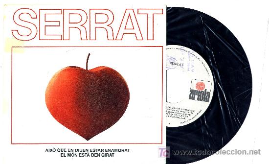 Discos de vinilo: SERRAT  SINGLE CATALAN - Foto 1