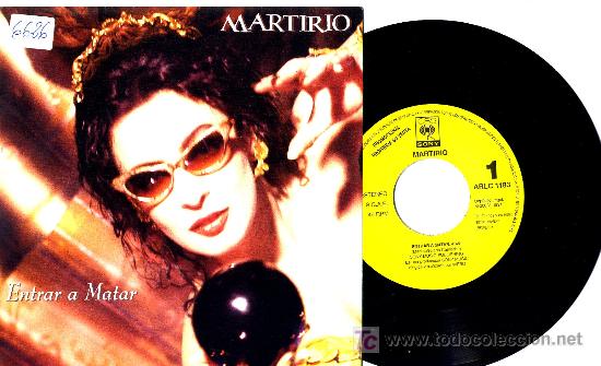 Discos de vinilo: MARTIRIO PROMO ONE SIDED SINGLE - Foto 1
