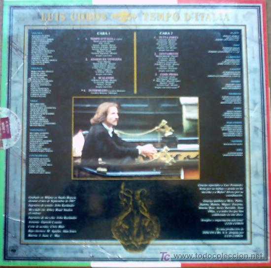 Discos de vinilo: LUIS COBOS - TEMPO D`ITALIA - DISCO VINILO LP - Foto 2