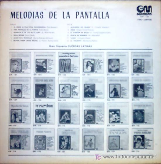Discos de vinilo: MELODIAS DE LA PANTALLA - Foto 2