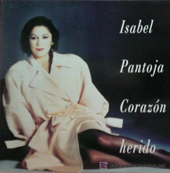 Discos de vinilo: ISABEL PANTOJA-CORAZON HERIDO LP + INSERT RCA 1992