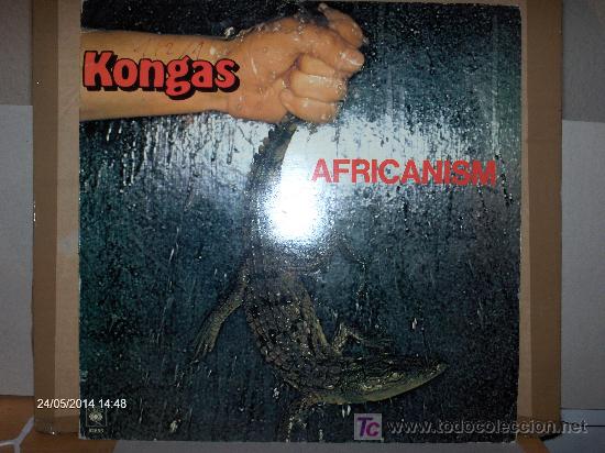Discos de vinilo: KONGAS ---- AFRICANISM MAXI ( PRO. CERRONE ) - Foto 1