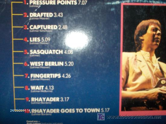 Discos de vinilo: CAMEL ----PRESSURE POINTS -- LIVE IN CONCERT - Foto 2