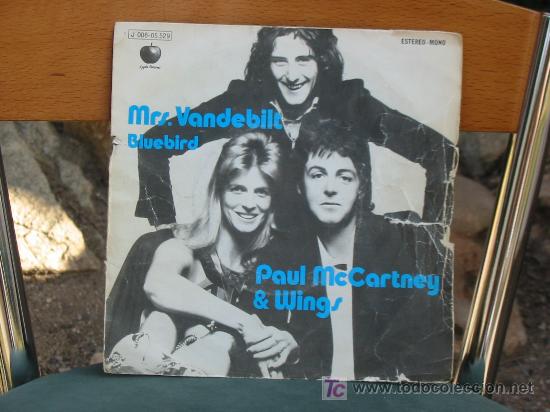 Discos de vinilo: (58) PAUL McCARTNEY & WINGS- Mrs VANDEBILT- - Foto 1