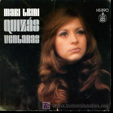 Discos de vinilo: MARI TRINI. QUIZ&Aacute;S Y VENTANAS. - Foto 1