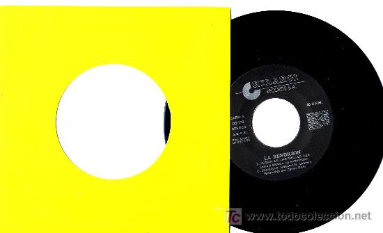 Discos de vinilo: LA RENDICION  single   env&iacute;o INCLUIDO