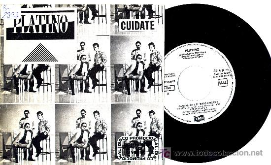 Discos de vinilo: PLATINO single PROMO env&iacute;o INCLUIDO
