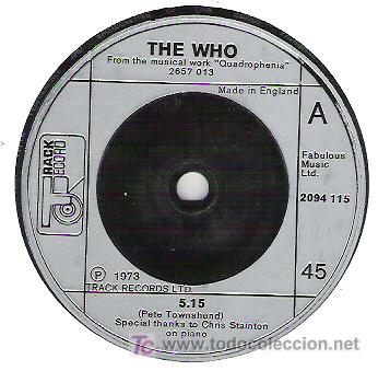 Discos de vinilo: THE WHO - 5.15 / WATER ****1973 - Foto 1