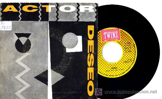 Vinyl records: ACTOR single env&iacute;o INCLUIDO