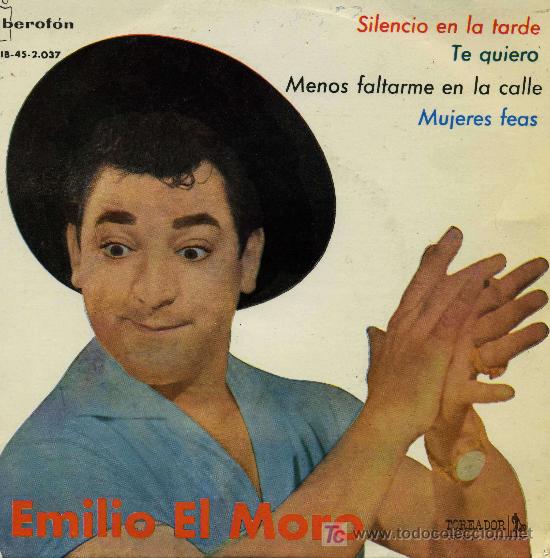 Discos de vinilo: Emilio El Moro  -  Silencio en la tarde - Foto 1