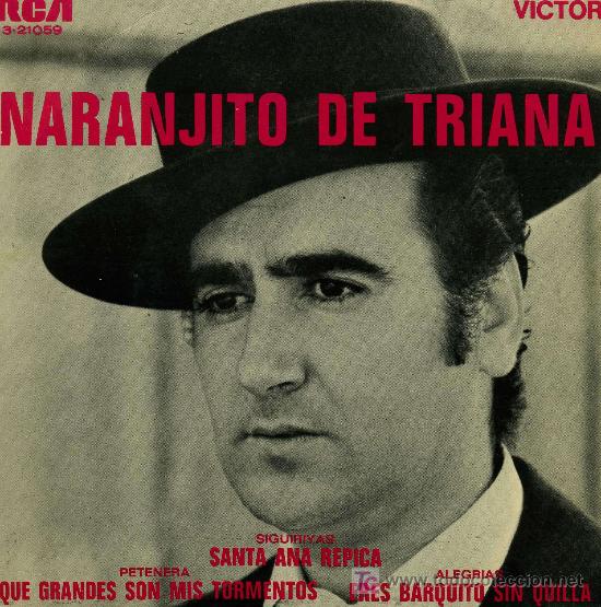 Discos de vinilo: Naranjito de Triana - Guitarra: Melchor de Marchena - Foto 1