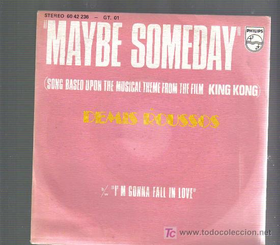 Discos de vinilo: Single DEMIS ROUSSOS - MAYBE SOMEDAY - Foto 1