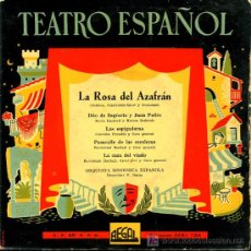Discos de vinilo: ORQUESTA SINFÓNICA ESPAÑOLA - LA ROSA DEL AZAFRÁN - EP 195?