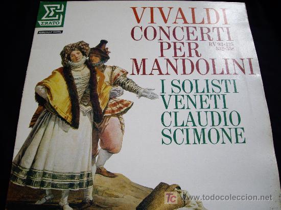 Discos de vinilo: VIVALDI- CONCERT PER MANDOLINI