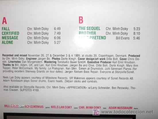 Discos de vinilo: CHRISTIAN MINHDOKY --- THE SEQUEL - Foto 2