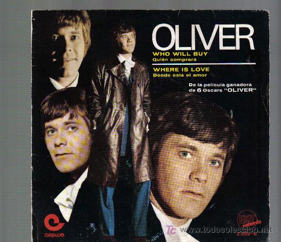 Discos de vinilo: Single OLIVER - WHO WILL BUY - Foto 1