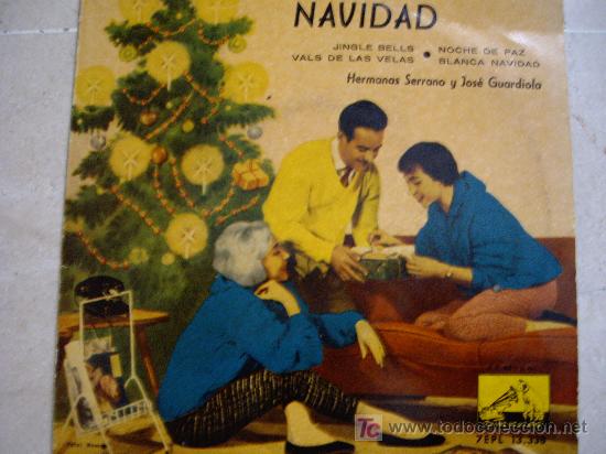 Discos de vinilo: hermanas serrano y jose guardiola- navidad-ep - Foto 1