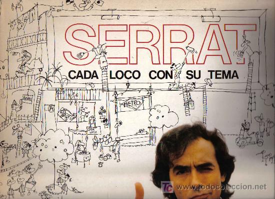 Discos de vinilo: lp JOAN MANUEL SERRAT - CADA LOCO CON SU TEMA - Foto 1
