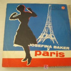 Discos de vinilo: PIEZA UNICA. LP. JOSEFINA BAKER Y PARIS. EDICIÓN ESPAÑOLA DE 1962.