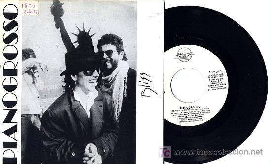 Discos de vinilo: PIANOGROSSO SINGLE  1987 - Foto 1