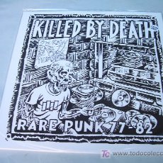 Discos de vinilo: LP -. VARIOS ARTISTAS - KILLED BY DEATH VOL. 1 RARE PUNK 77-82 VINILO