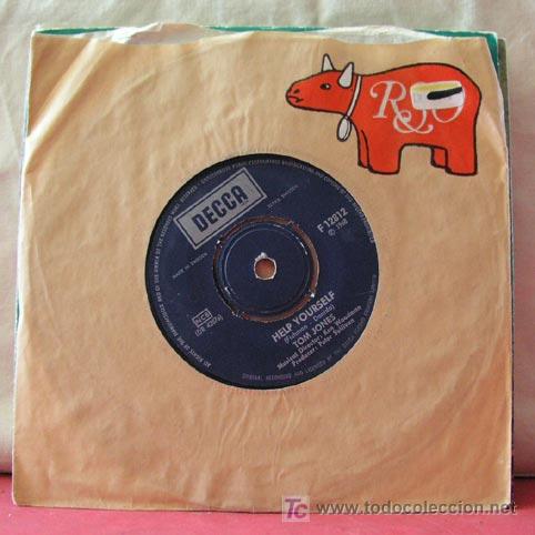 Discos de vinilo: TOM JONES  ( DAY BY DAY - HELP YOURSEL )    1968   SINGLE45 - Foto 1