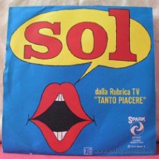 Discos de vinilo: CLAUDIO LIPPI ( TANTO PIACERE - SOL ) 1975 SINGLE45. Lote 6798114