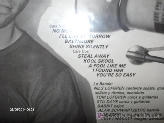 Discos de vinilo: NILS LOFGREN ---- NILS - Foto 2