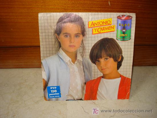 Discos de vinilo: ANTONIO Y CARMEN - SOPA DE AMOR - Foto 1