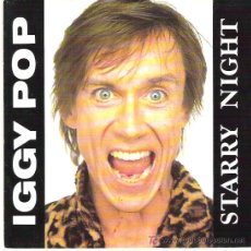 Discos de vinilo: IGGY POP - STARRY NIGHT ***** PROMO RARO ***1991. Lote 11491526
