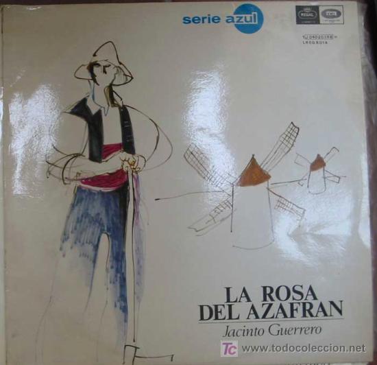 Discos de vinilo: LA ROSA DEL AZAFR&Aacute;N (Zarzuela). 1967. Regal, Serie Azul J 040-20198 M