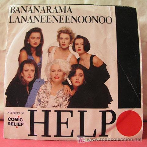 Discos de vinilo: BANANARAMA - LA NA NEE NEE NOO NOO (HELP comedy version - HELP) - Foto 1