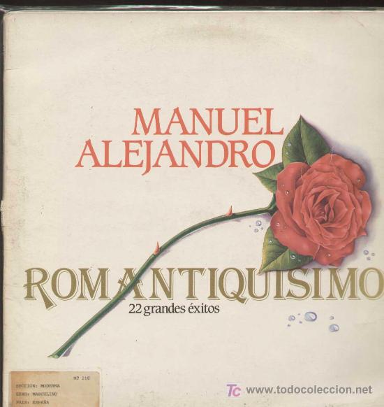 Discos de vinilo: MANUEL ALEJANDRO / Romantiquisimo (DOBLE LP ARIOLA de 1983) - Foto 1