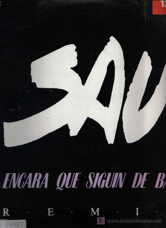 Discos de vinilo: MAXI SINGLE : SAU - ENCARA QUE SIGUIN DE BAR REMIX - Foto 1