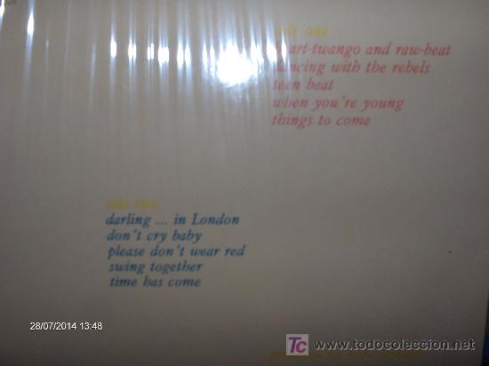 Discos de vinilo: ORIGINAL MIRRORS ---- HEART TWANGO & RAW BEAT - Foto 2