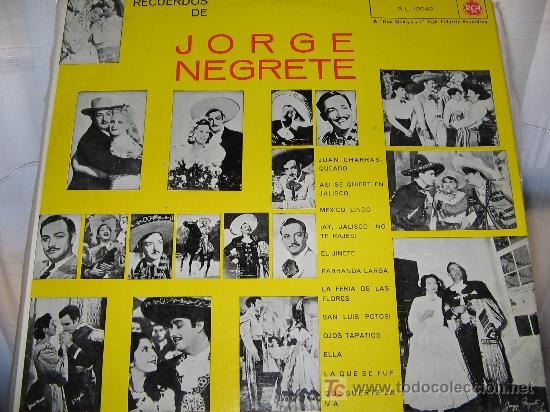 Discos de vinilo: Jorge Negrete - Foto 1