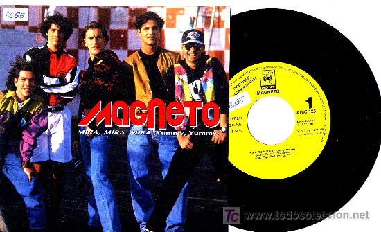 Disques de vinyle: MAGNETO single PROMO 1991 env&iacute;o incluido