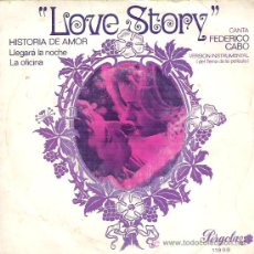 Discos de vinilo: LOVE STORY CANTA FEDERICO CABO - EDICION ESPECIAL CIRCULO DE LECTORES 1971. Lote 7225023