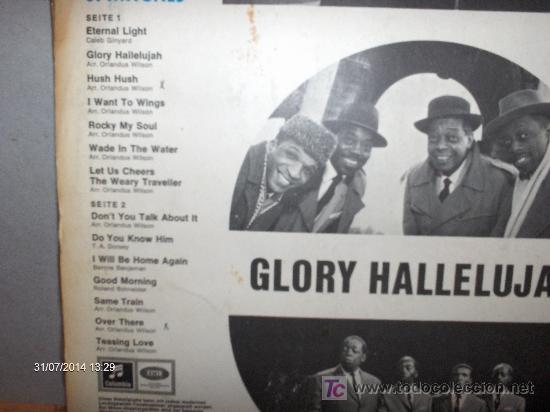 Discos de vinilo: THE GOLDEN GATE QUARTETT ----- GLORY HALLELUJAH - Foto 2