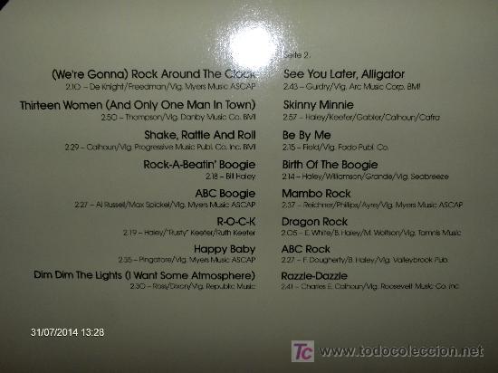 Discos de vinilo: BILL HALEY AND HIS COMETS ---- ROCK AROUND THE CLOCK - Foto 2