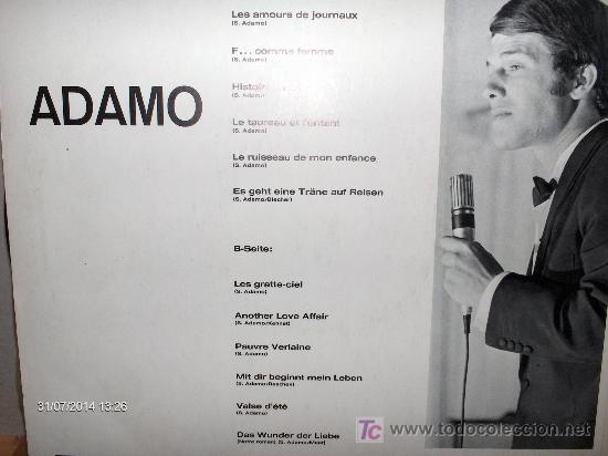 Discos de vinilo: ADAMO ---- SAME - Foto 2