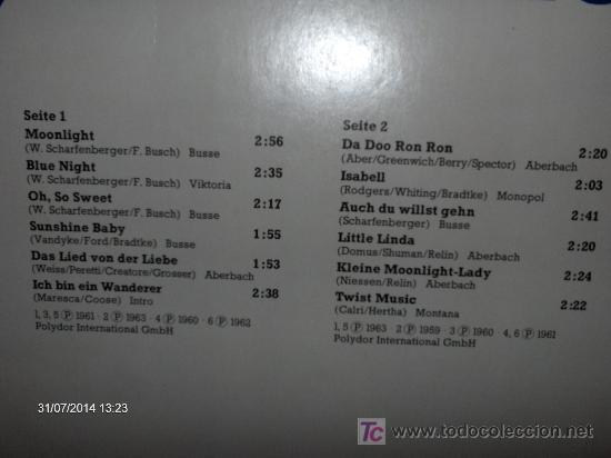Discos de vinilo: TED HEROLD ----- ROCK&uml;N ROLL MUSIC - Foto 2