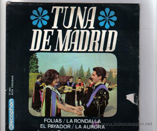 Discos de vinilo: EP TUNA - TUNA DE  MADRID - Foto 1
