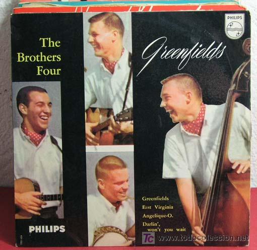 Discos de vinilo: The Brothers Four ?&ndash; Greenfields, Netherlands 1960 EP Philips - Foto 1