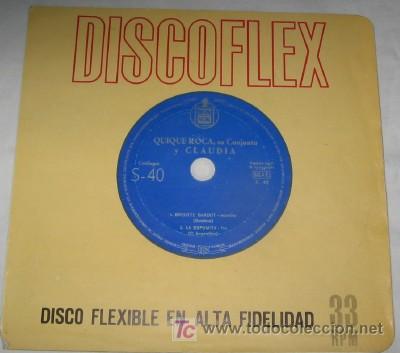 Discos de vinilo: DISCOFLEX DE QUIQUE ROCA Y CLAUDIA - Foto 1